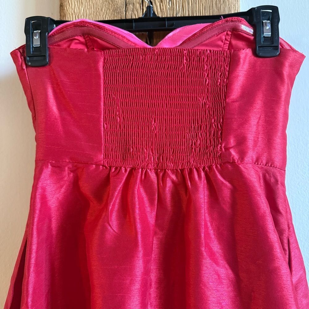NWT Anthropologie Pink/Red Hutch Strapless Heart Maxi Dress - US 2P - Picture 11 of 12